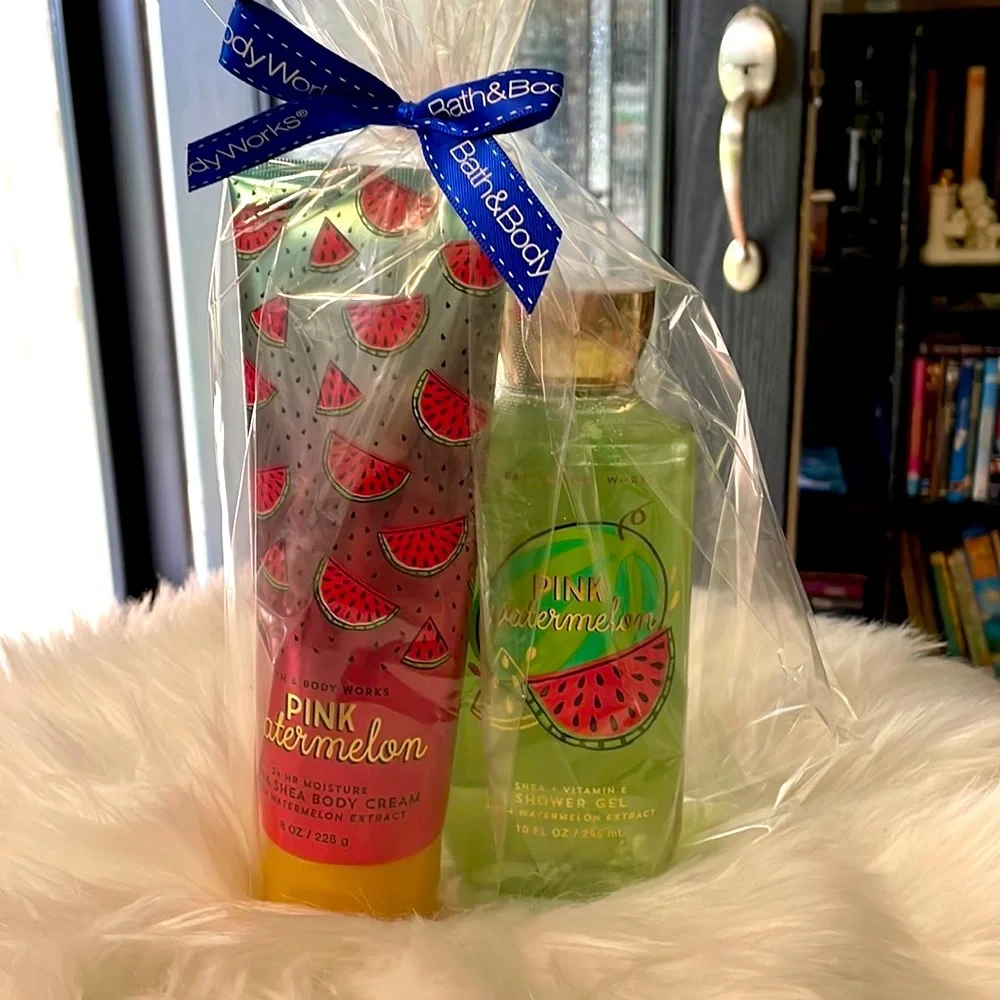 Bath & Body Works Pink Watermelon gift set B&BW